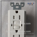 CUL listed GFCI receptacle NEMA5-15 Barep with tamper wall outlet